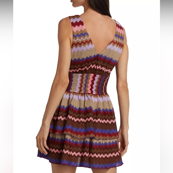 Ramy Brook Zig zag tiered mini dress - Picture 4 of 5